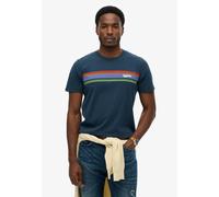 Superdry & Co Maglietta marino / verde / lilla / rosso Uomo Superdry & Co L