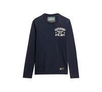 Superdry & Co Maglietta 'Vintage Athletic' marino / bianco Uomo Superdry & Co S