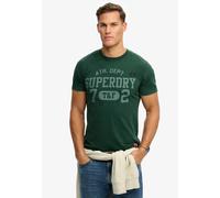 Superdry & Co Maglietta 'Vintage Prep' verde pastello / verde scuro / nero Uomo Superdry & Co S