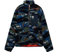 Superdry & Co Terrain Giacca in pile, Marina militare, Taglia XL