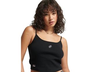 Superdry Code Essential T-shirt con cinturino da donna nera S