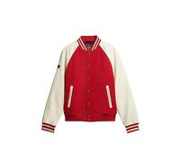 Superdry College Varsity Bomber Giacca da uomo, Rosso (Varsity Red), L