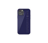 Superdry, Cover per iPhone 12 / 12 Pro Collection "Snap Case Compostabile, Blu