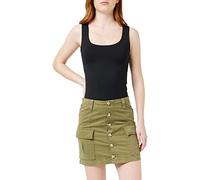 Superdry Alchemy Cargo Mini Skirt Gonna, Verde (Capulet Olive 6sy), XS (Taglia Produttore:8) Donna