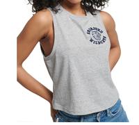 Superdry Donna Vintage Collegiate Tank Camicia senza maniche XS