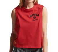 Superdry Donna Vintage Collegiate Tank Camicia senza maniche XS