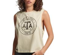 Superdry Donna Vintage Collegiate Tank Camicia senza maniche XS