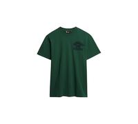 Superdry EMB SUPERSTATE ATH Logo Tee M1011914A Pine Green Taglia 2XL, Verde