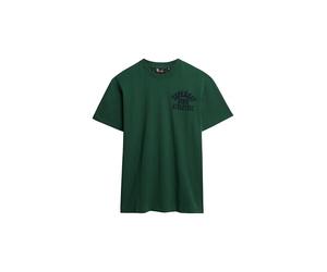 Superdry EMB SUPERSTATE ATH Logo Tee M1011914A Pine Green Taglia 2XL, Verde