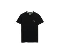 Superdry Essential Contrast EMB Tee T-Shirt, Nero, L Uomo