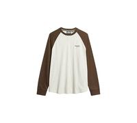 Superdry Essential Logo Baseball Long Sleeve T-Shirt L