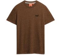 Superdry Essential Logo EMB Tee T-Shirt, Bronzed Brown Grit, M Unisex-Adulto
