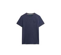Superdry Essential Logo EMB Tee T-Shirt, Dark Indigo Blue Marl, XXL Uomo