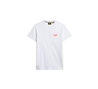 Superdry Essential Logo Embroidered Short Sleeve T-Shirt S, Optic/Hazard Orange, S