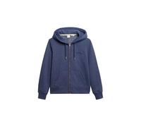 Superdry Essential Logo Full Zip Sweatshirt Blu S Donna