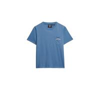 Superdry Essential Logo Gd Pocket Short Sleeve T-shirt Blu M Donna