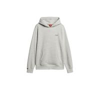 Superdry Felpa 'Essential' pietra / grigio chiaro / arancione neon / nero, Taglia M