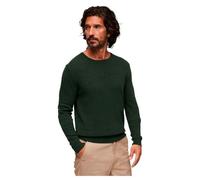 Superdry Essential Slim Fit Crew Jumper Maglia di Tuta, Surplus Goods Olive, S Uomo