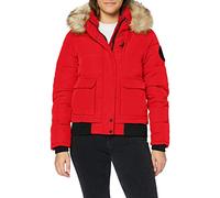 Superdry Everest Bomber Giacca, Rosso Ad Alto Rischio, XS (Taglia Produttore:8) Donna