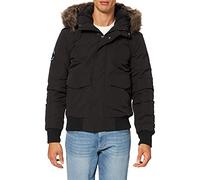 Superdry Everest Bomber Giacca Uomo, Nero (Jet Black), XX-Large