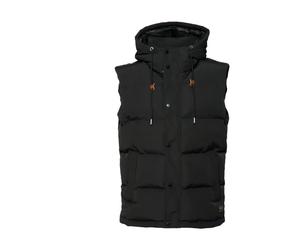 Superdry - Everest Gilet Senza Maniche con Cappuccio - -Jackets -Uomo -Nero -S