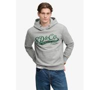 Superdry Felpa con cappuccio Superdry Vintage Script Grigio