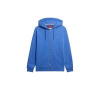 Superdry Felpa con Cappuccio Unisex Essential Logo Zip HB, Chambray Blu, S
