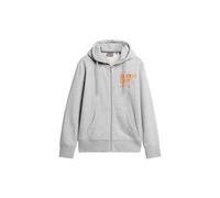 Superdry Felpa con Cerniera Maglia di Tuta, Athletic Grey Marl, XXL Uomo