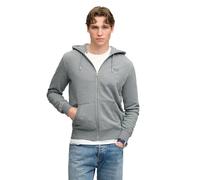 Superdry & Co Essential Logo Felpa con zip, grigio, Taglia L