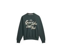 Superdry Felpa da donna Lo-Fi, Verde foresta scuro, 44