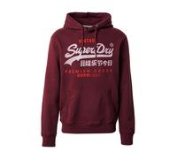 Superdry Felpa 'Duo Classic' arancione chiaro / bordeaux / bianco Uomo Superdry M arancione chiaro / bordeaux / bianco