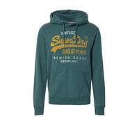 Superdry Felpa 'DUO CLASSIC' curry / smeraldo / bianco Uomo Superdry XL curry / smeraldo / bianco