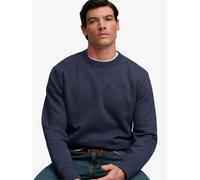 Superdry Felpa Girocollo Superdry Essenziale con logo sovrapposto medium blu