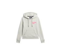 Superdry Felpa grigio chiaro / rosa Donna Superdry XL