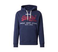 Superdry Felpa 'Heritage' marino / grigio sfumato / rosso carminio Uomo Superdry S