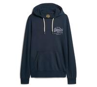 Superdry Felpa 'Heritage' navy / bianco Uomo Superdry XL navy / bianco