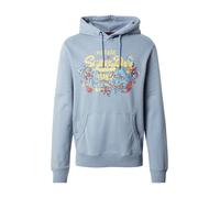 Superdry Felpa 'TOKYO' blu chiaro / giallo / grigio / rosso scuro Uomo Superdry XXXL blu chiaro / giallo / grigio / rosso scuro