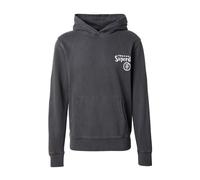 Superdry Felpa 'Tokyo Narrative' grigio scuro / bianco Uomo Superdry XXL grigio scuro / bianco