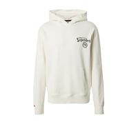 Superdry Felpa 'Tokyo' nero / bianco Uomo Superdry L nero / bianco