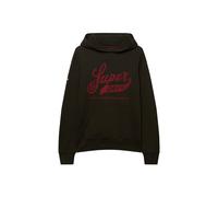 Superdry Felpa Uomo Cappuccio Nero Vintage Script