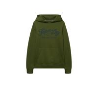 Superdry Felpa Uomo Cappuccio Verde Vintage Script