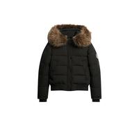 Superdry Giacca bomber da donna Everest con cappuccio, Nero , XXS