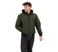 Giubbotto con cappuccio Superdry Military MA1 Vert L