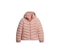 Superdry Giacca con cappuccio da donna con imbottitura Fuji, A4, imbottita, Vintage rosa pallido, 40