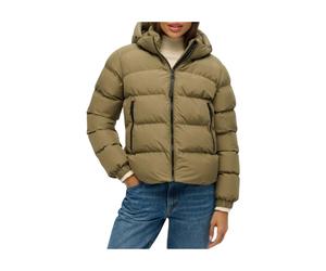 Superdry - Giacca con cappuccio e zip con tasche frontali - - Jackets - Donna - Verde - L