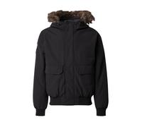 Giacca con cappuccio Superdry Everest Faux Bomber nero puro - XL