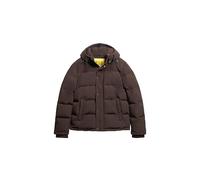 Superdry Giacca Imbottita, Marrone Scuro, XL Uomo