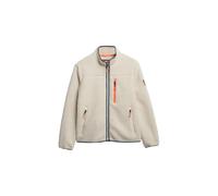 Superdry Giacca in pile da donna con cerniera intera, natur, 48