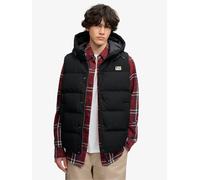Superdry Gilet corto con cappuccio Superdry Everest large Nero