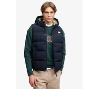 Superdry Gilet corto con cappuccio Superdry Everest medium blu